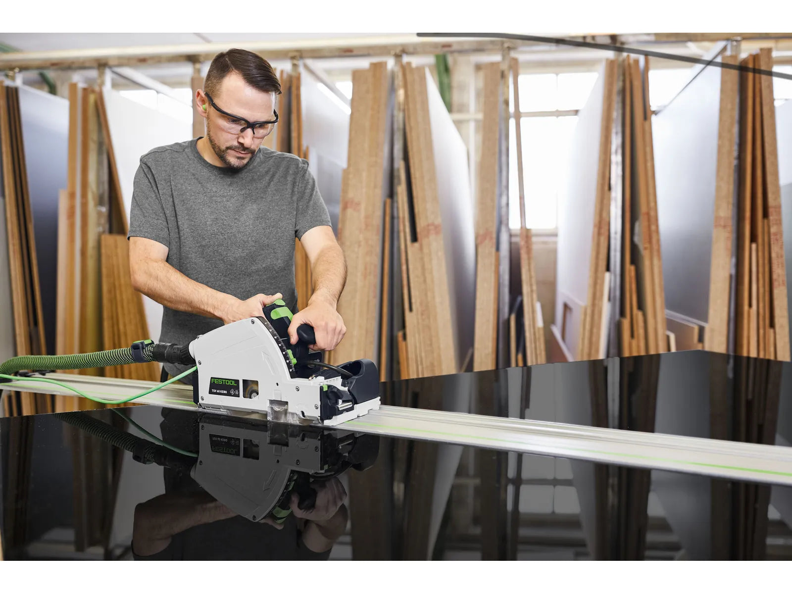 Scie Plongeante avec Fonction de Rainurage Festool TSV 60 K - Précision et Sécurité Optimales - Image 9