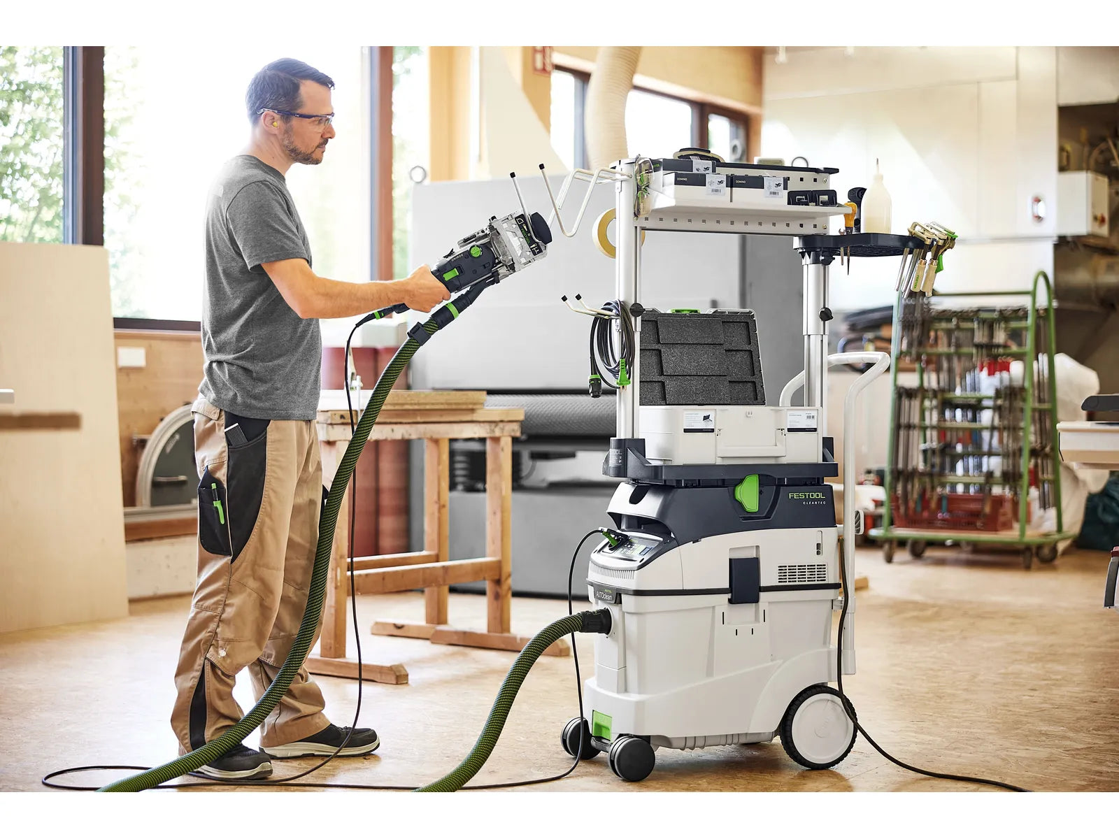 Extracteur de Poussière Mobile Festool CTM 48 EI AC avec Nettoyage Automatique du Filtre Principal - Image 3