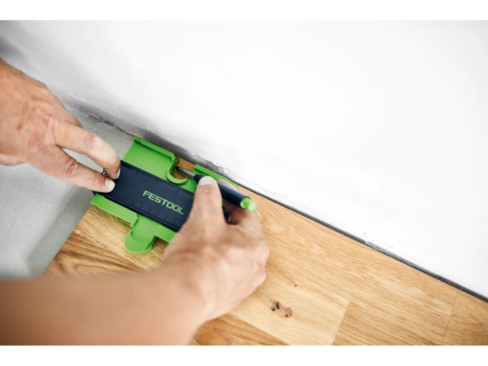 Jauge de Contour Festool KTL-FZ FT1 - Facile à Utiliser, en Plastique ABS, Vert et Bleu Foncé - Image 2