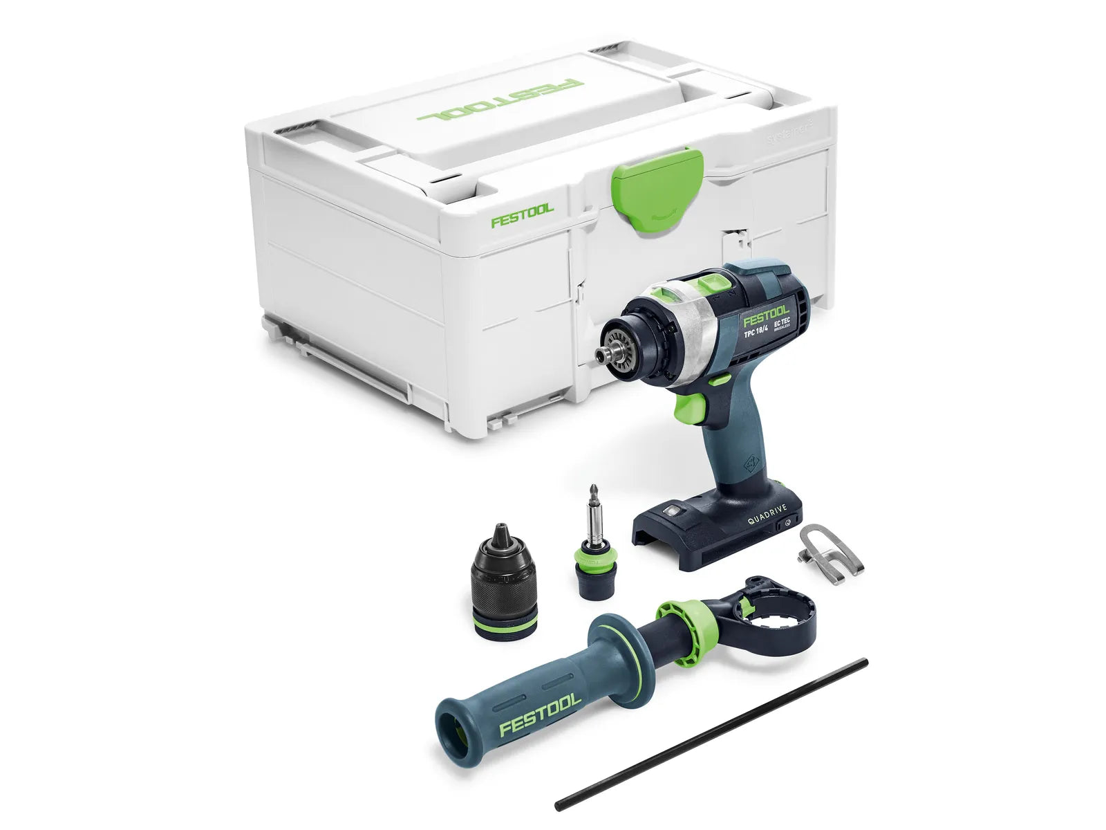 Festool TPC 18/4 - Perceuse à percussion sans fil QUADRIVE puissante et polyvalente - Image 8