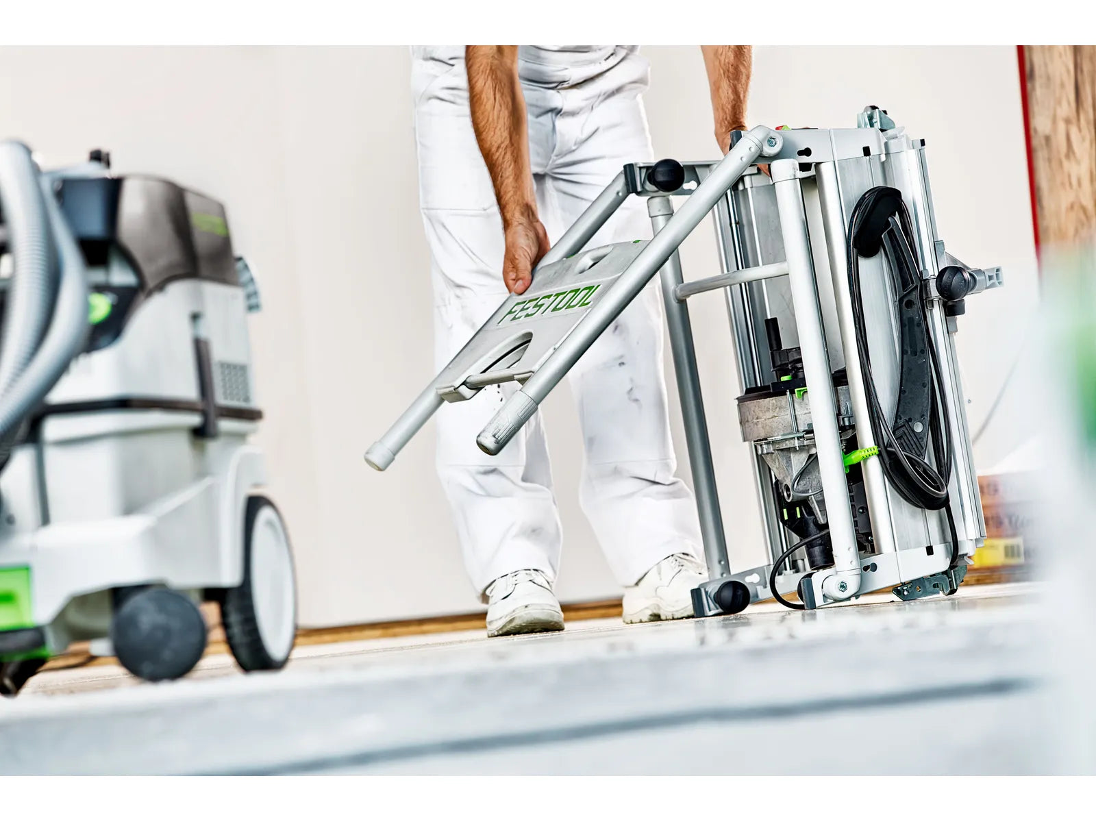 Scie à Tronçonner Festool PRECISIO CS 50 - Modèle 574765 - Idéale pour les Coupes en Travers et Longitudinales - Image 5
