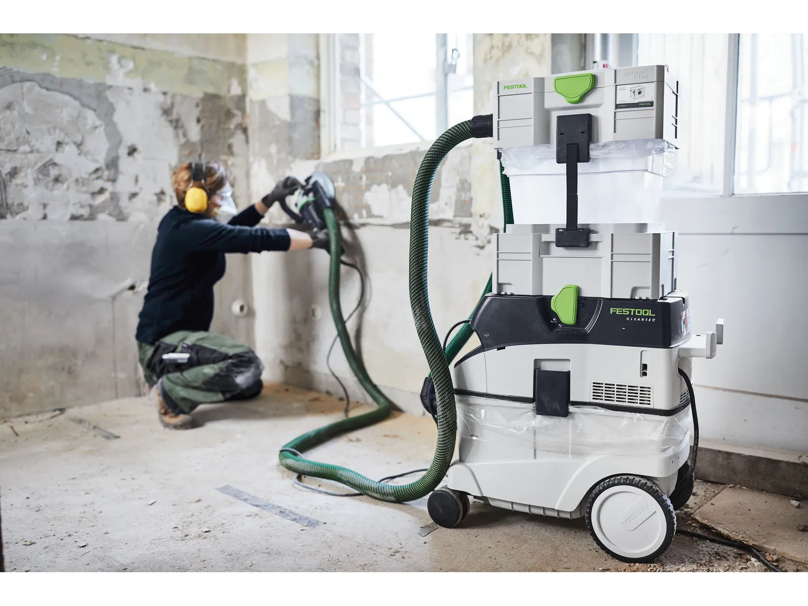 Festool CTL 36 EI AC-RENOFIX 577891: Aspirateur Mobile CLEANTEC pour Volumes de Poussière Élevés - Image 3