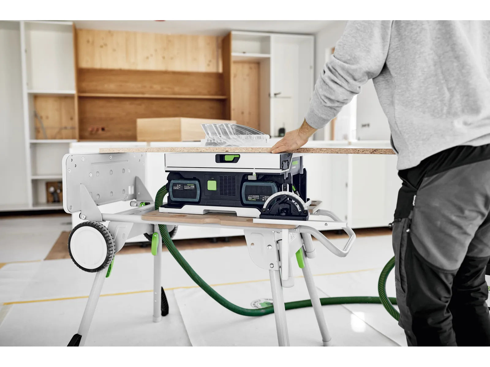 Scie Circulaire Sans Fil Festool CSC SYS 50 - Compacte et Précise avec Système Double Batterie 18V (Numéro de Modèle: 576820) - Image 5