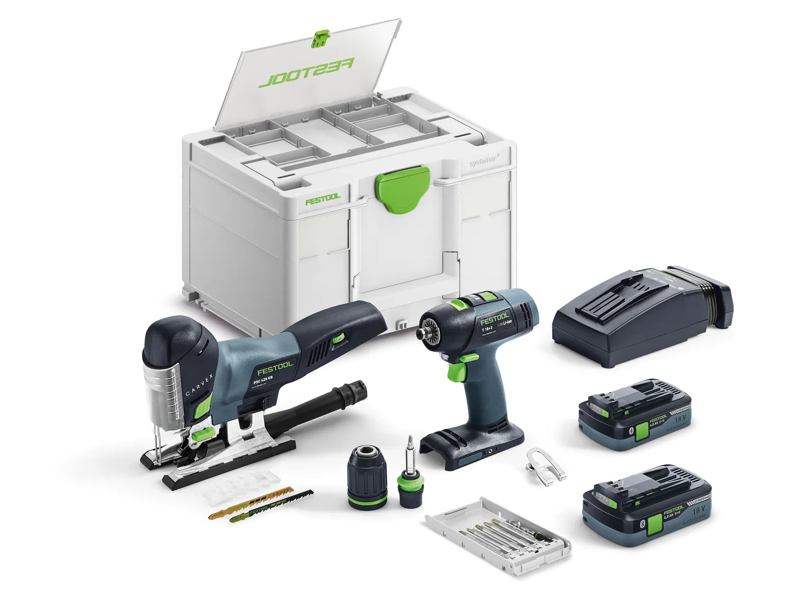 Kit d'Assemblage à Batterie Festool T 18+3/PSC 420 HPC I-Set - Puissance et Efficacité Maximales - Image 6