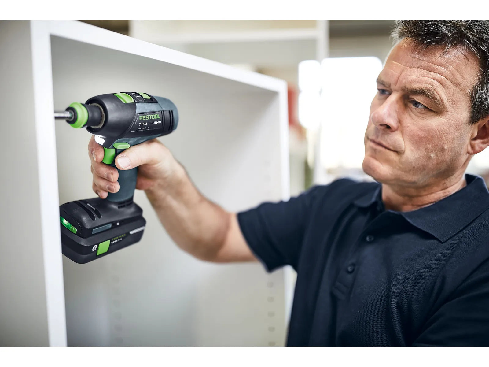 Kit d'Assemblage à Batterie Festool T 18+3/PSC 420 HPC I-Set 577630 - Puissance Double 18 Volts avec Technologie Bluetooth® - Image 3