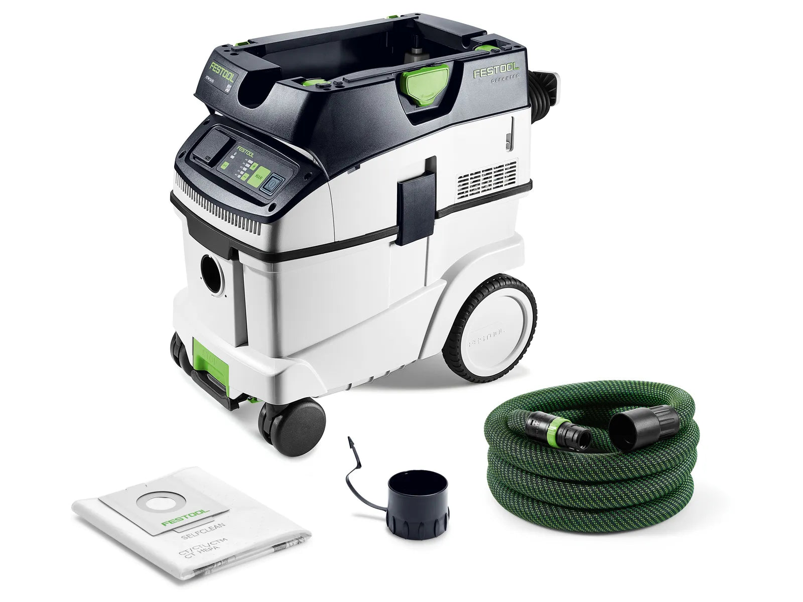 Festool Aspirateur Mobile CLEANTEC CTM 36 EI - Extracteur de Poussière avec Interface Bluetooth® et Volume de Conteneur de 36L - Image 1
