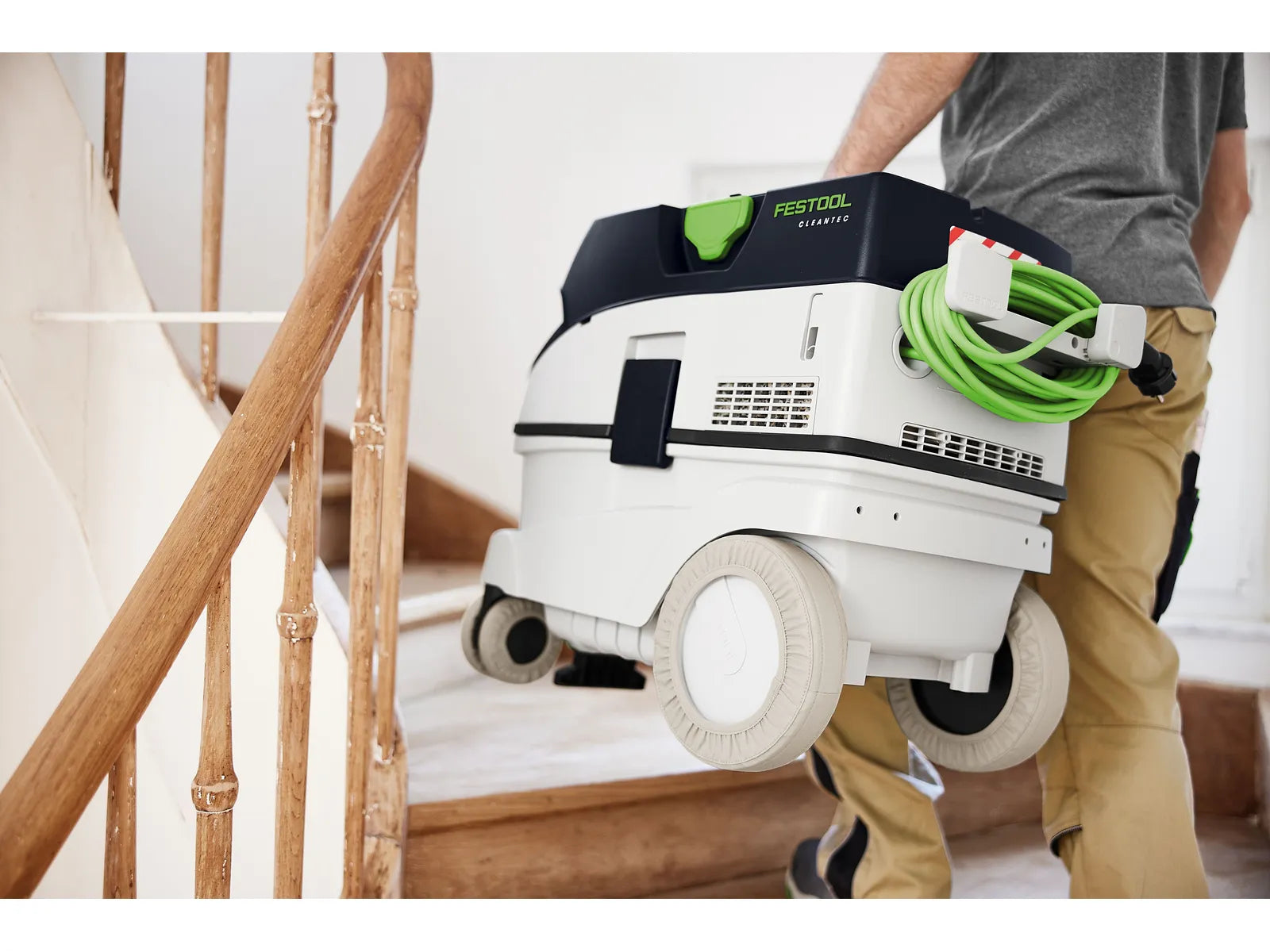 Extracteur de Poussière Mobile Festool CTL 26 EI-FLR - Protection des Surfaces Délicates et Contrôle Tactile - Image 4