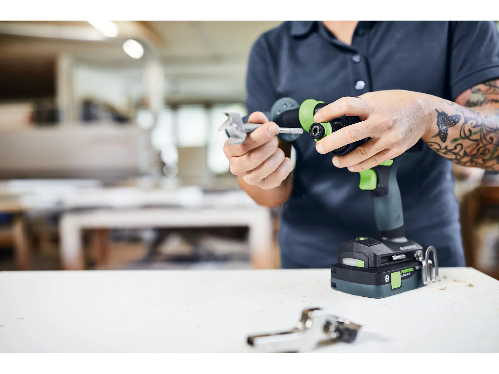 Perceuse sans fil QUADRIVE TDC 18/4 Festool 575601 - Puissante et Polyvalente avec quatre vitesses - Image 8