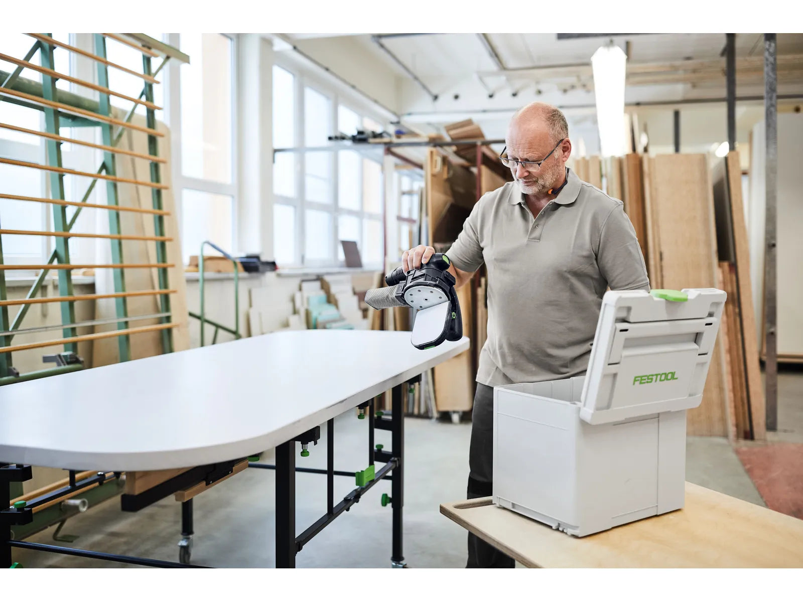 Ponceuse à Bordure Sans Fil Festool ES-ETSC 125 3,0 I-Plus - Optimisez Votre Temps et Précision - Image 9