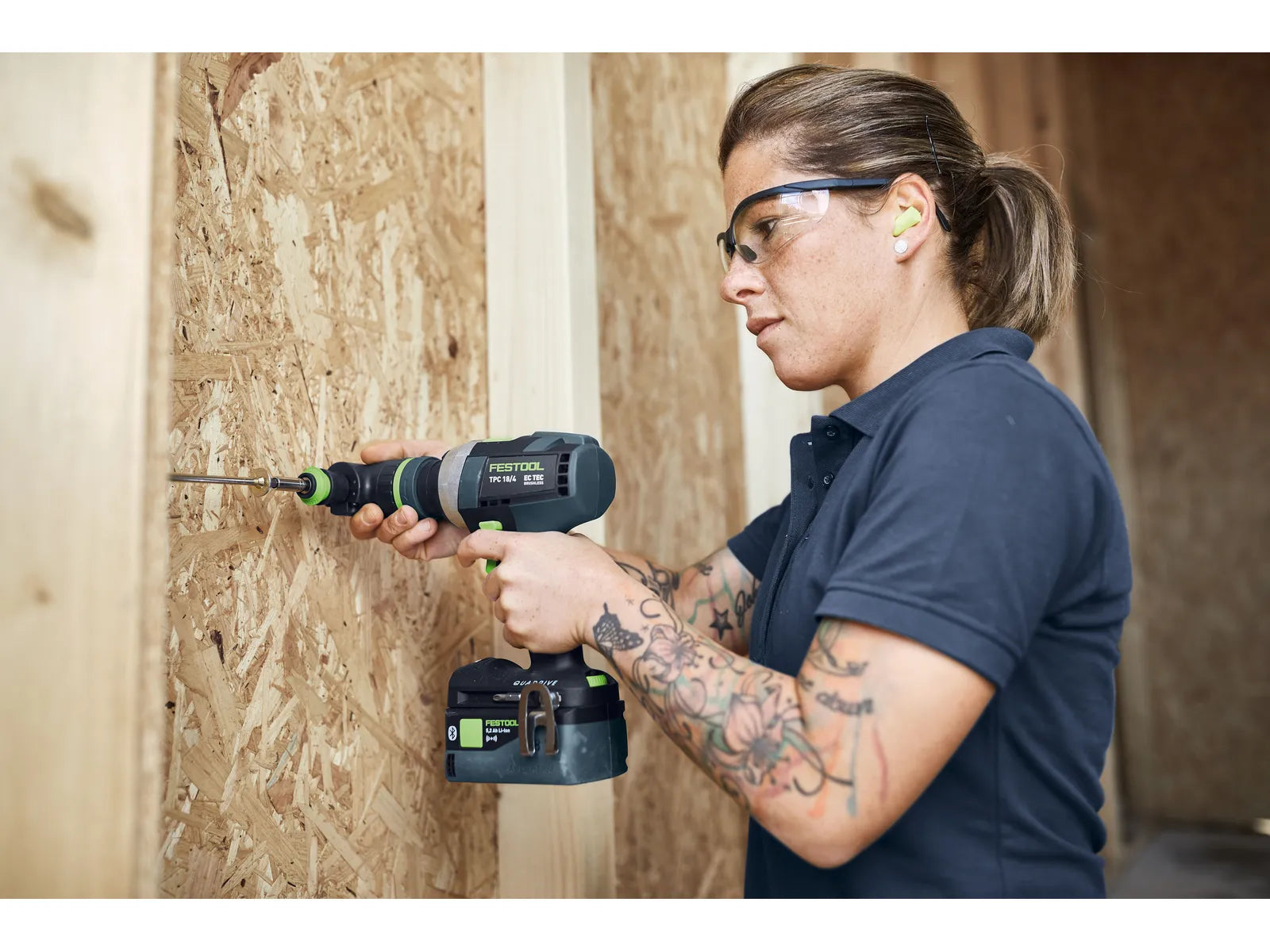 Ensemble de Tournevis et Perceuse sans Fil TID 18 5,0/4,0-Set TPC 18/4 Festool - Robuste et Puissant avec Technologie Bluetooth - Image 1