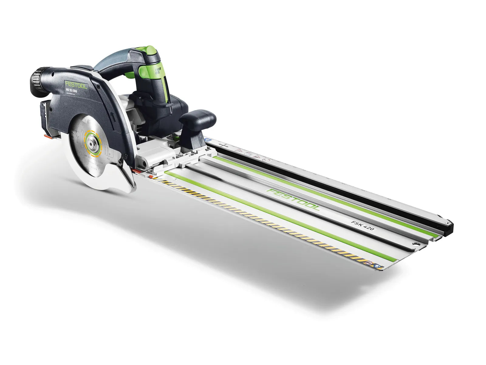 Scie Circulaire Portable HK 55 de Festool avec Guide de Coupe Transversale FSK - Numéro de Modèle 576121 - Image 1