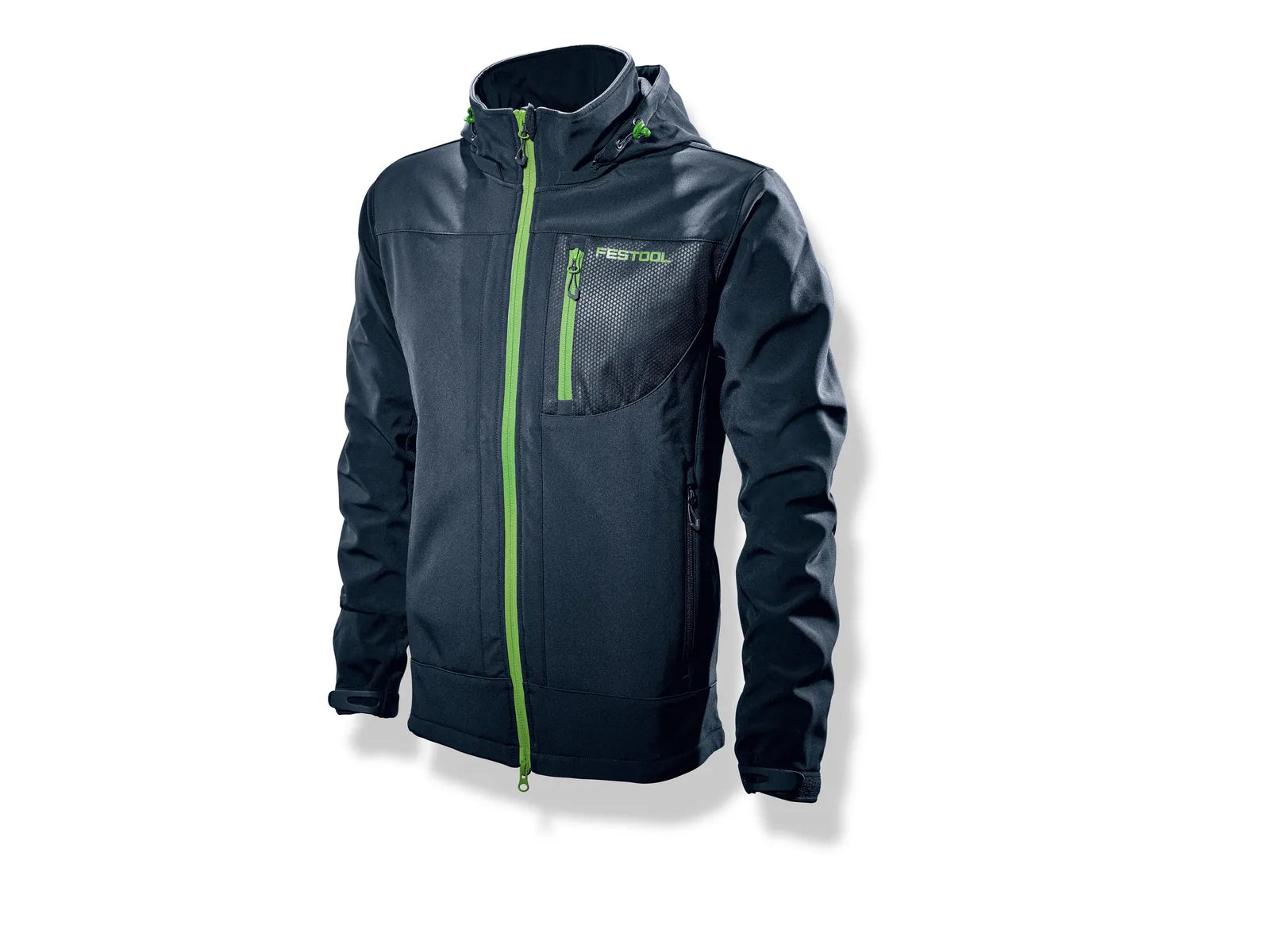 Veste Softshell Homme SOJ-FT1 S Festool 204056 - Bleu Foncé/Vert, 100% Polyester, Imperméable et Respirante - Image 2