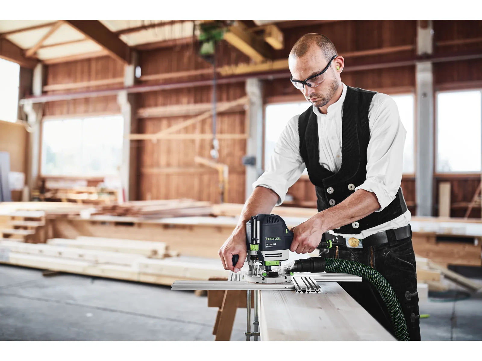 Festool OF 1400 - Défonceuse Multifonctionnelle Légère avec Réglage de Profondeur Précis - Modèle 576207 - Image 7