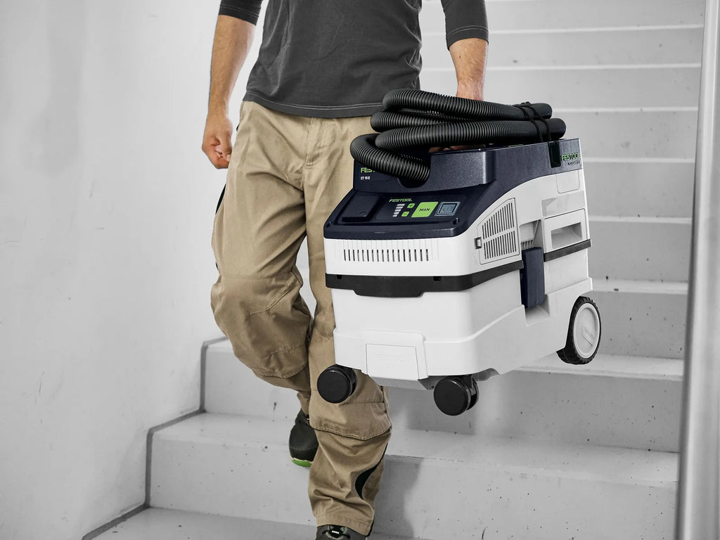 Festool Aspirateur Mobile CLEANTEC CT 15, Numéro de Modèle 578327 - Idéal pour Ateliers et Chantiers - Image 2