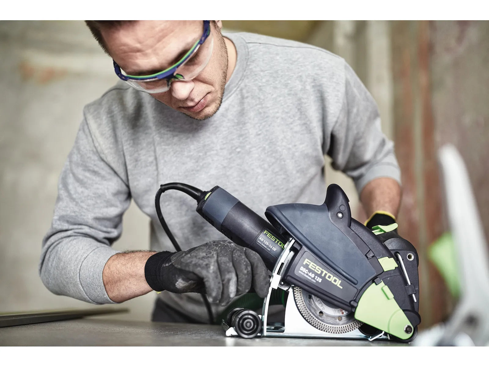 Système de Coupe Diamant Festool DSC-AG 125 - Protection Santé et Précision (Numéro de Modèle: 578438) - Image 1