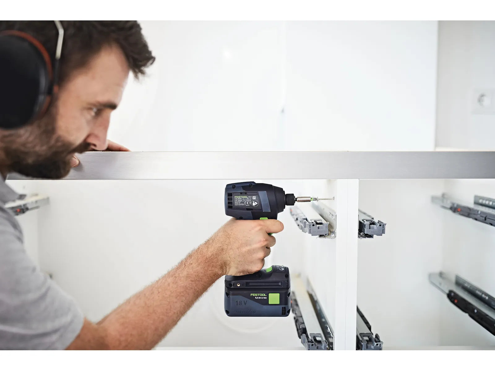 Ensemble de Visseuse et Perceuse Festool TID 18 5,0/4,0-Set TPC 18/4 - Puissance et Endurance Inégalées - Image 2