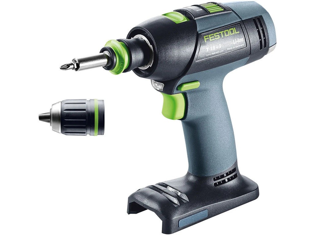 Festool T 18+3 576448 - Perceuse-visseuse sans fil avec système de changement rapide CENTROTEC - Image 2