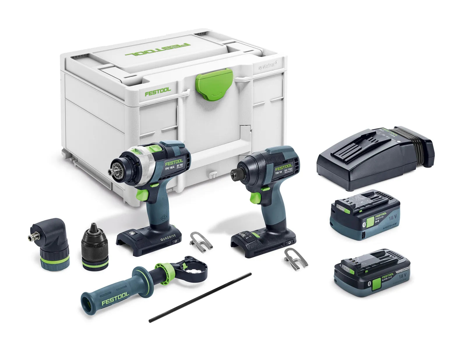 Ensemble de Visseuse et Perceuse Festool TID 18 5,0/4,0-Set TPC 18/4 - Puissance et Endurance Inégalées - Image 7
