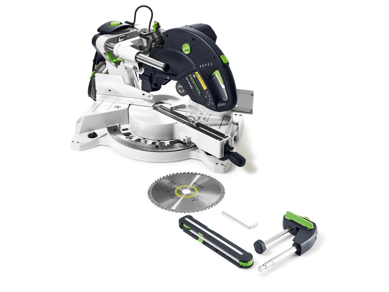 Scie à onglets radiale KAPEX KS 120 R 575302 de Festool avec guide à double colonne et laser à double ligne - Image 9