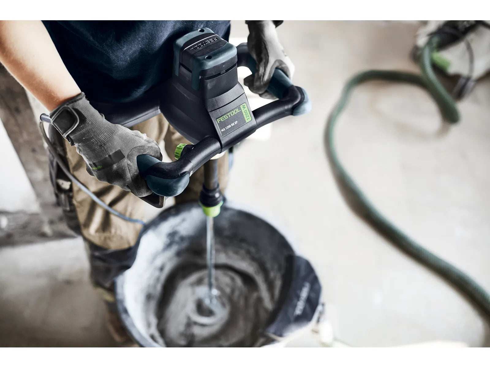 Mélangeur Festool MX 1200 (575813) avec Extraction de Poussière et Réglage ErgoFix - Image 10