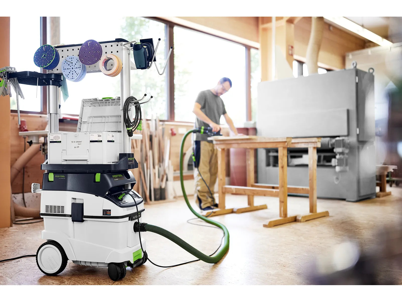 Extracteur de Poussière Mobile Festool CLEANTEC CTL 36 EI AC - Numéro de Modèle 577884 - Image 7