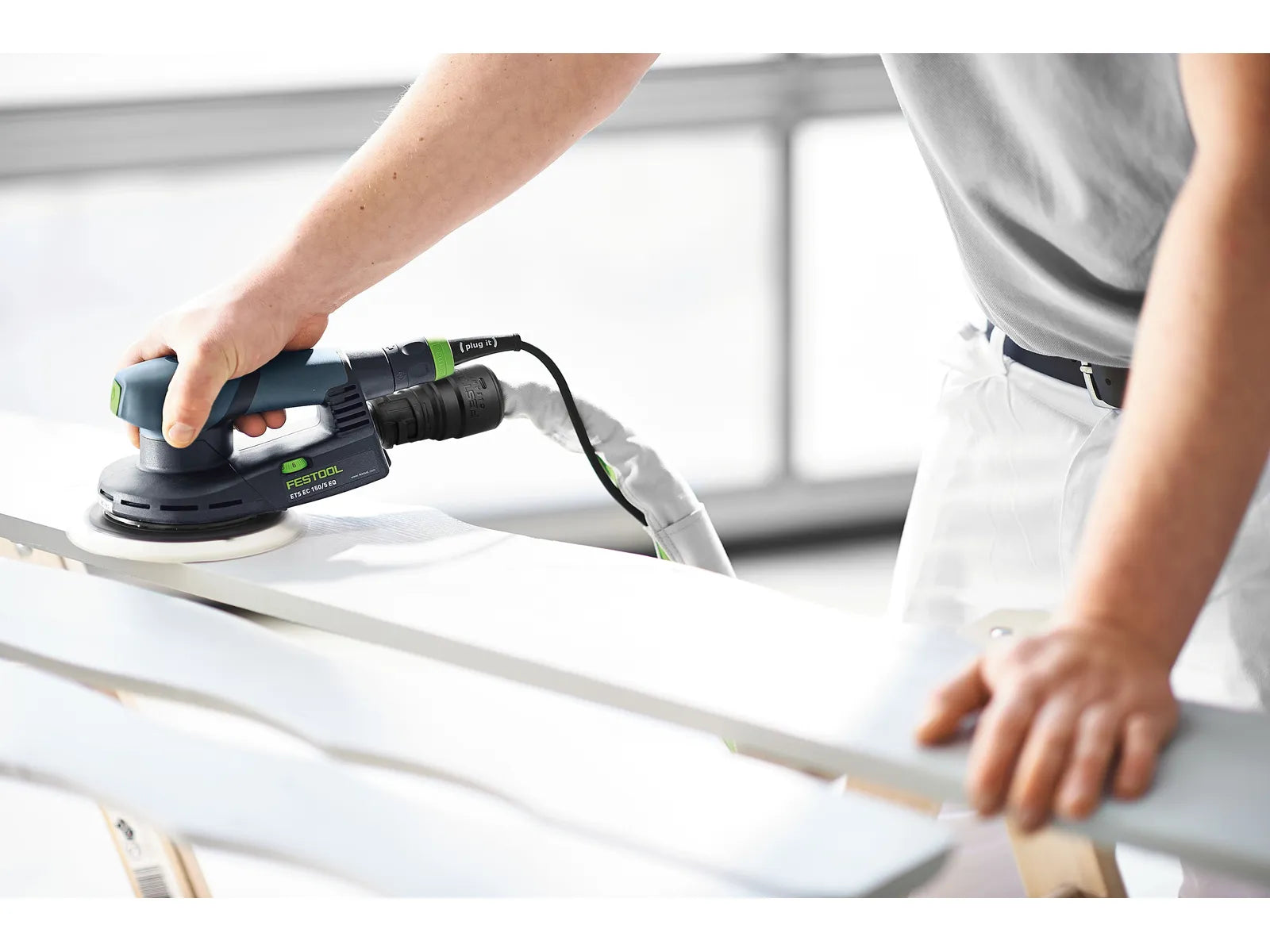 Ponceuse Excentrique Festool ETS EC 150/5 - 576329, Légère et Ergonomique avec Contrôle de Vibration - Image 7