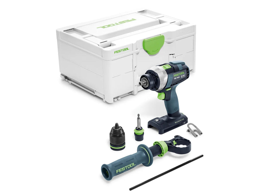Perceuse sans fil QUADRIVE TDC 18/4 Festool 575601 - Puissante et Polyvalente avec quatre vitesses - Image 3