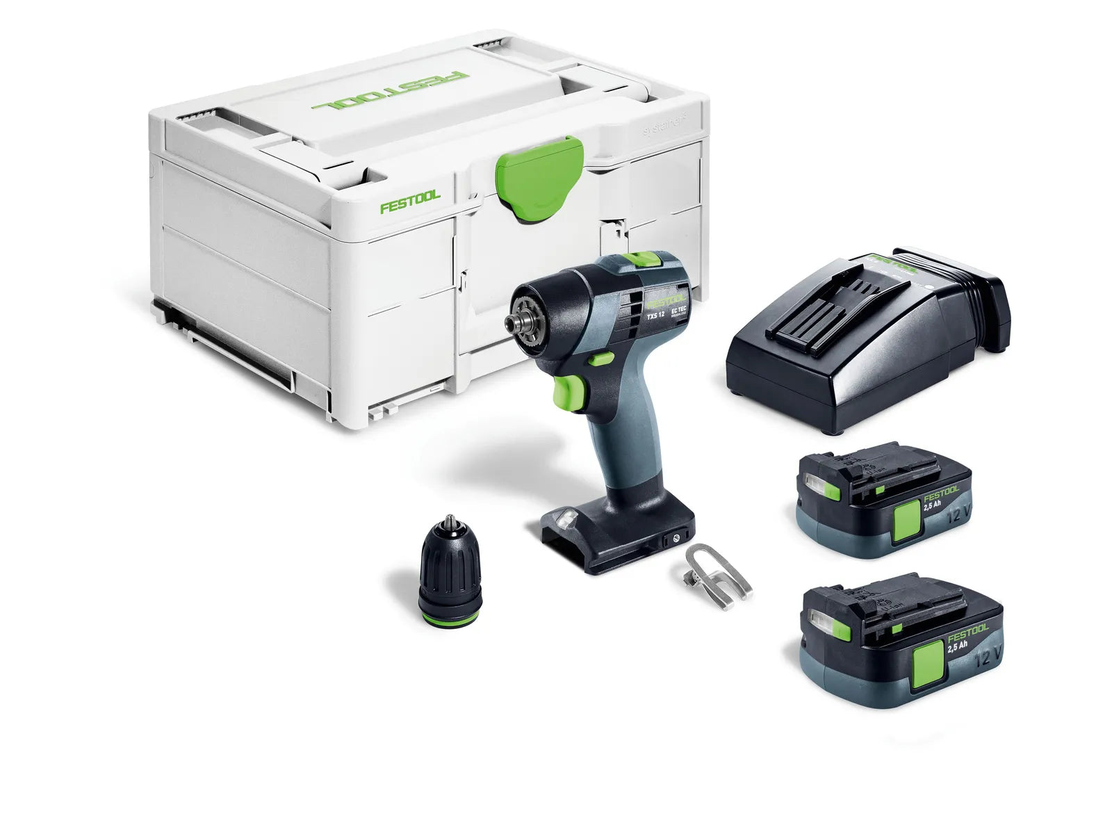 Festool TXS 12 576873 - Perceuse-visseuse sans fil compacte et puissante avec interface FastFix - Image 3