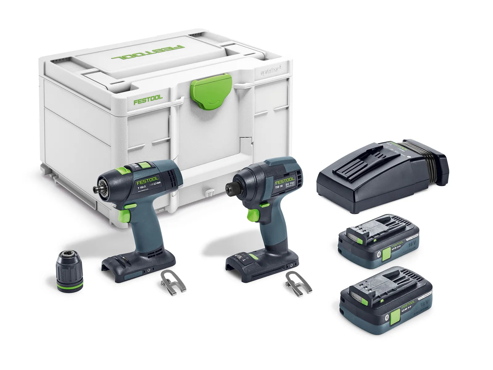 Ensemble de Perceuse et Tournevis Sans Fil TID 18 HPC 4,0 I-Set T18 - Festool 577244 - Image 5