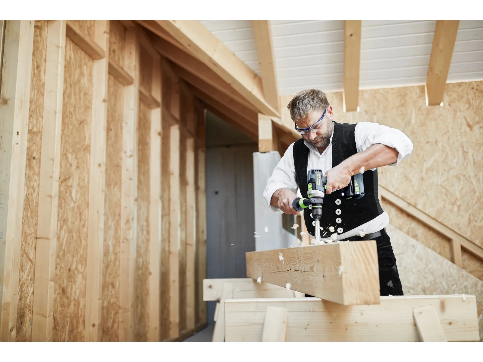 Festool TPC 18/4 - Perceuse à percussion sans fil QUADRIVE puissante et polyvalente - Image 6