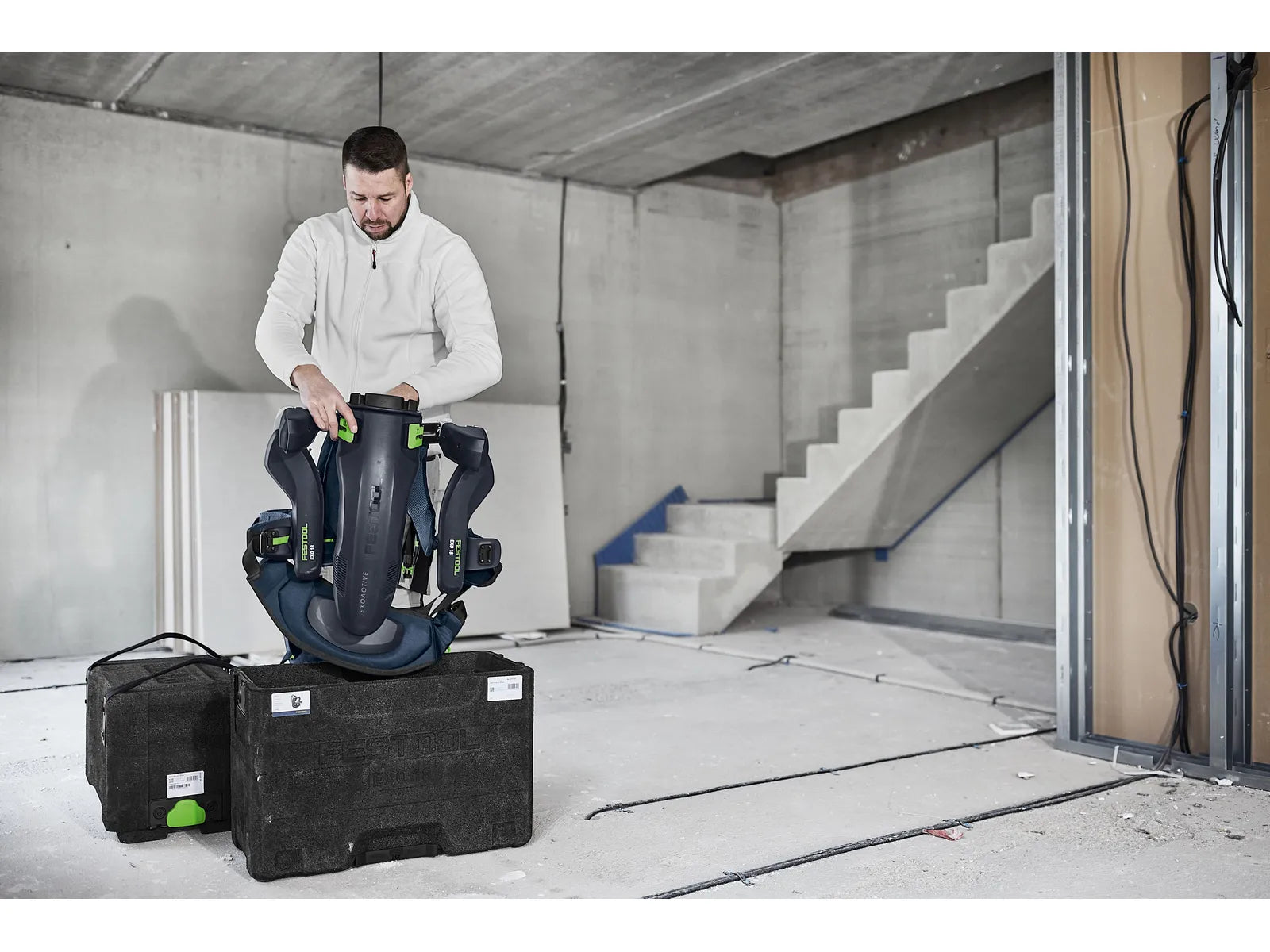 Exosquelette Festool EXO 18, Modèle 578031 - Système d'Assistance pour Travaux en Hauteur - Image 4