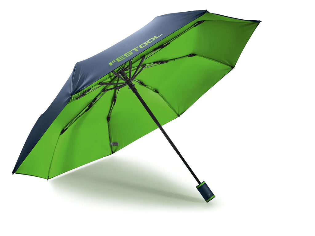 Parapluie Festool UMB-FT1 577316 - Double Automatique, Résistant au Vent, Bleu Foncé/Vert - Image 2