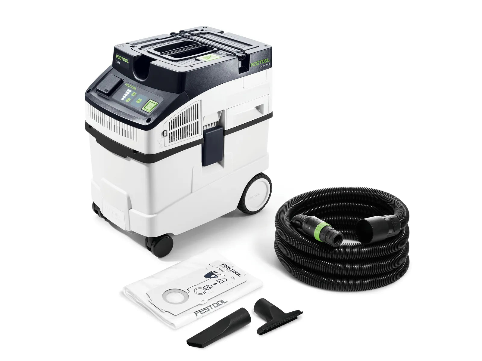 Aspirateur mobile CLEANTEC CT 25 E 577498 - Idéal pour les grands volumes de poussière et de saleté - Image 6