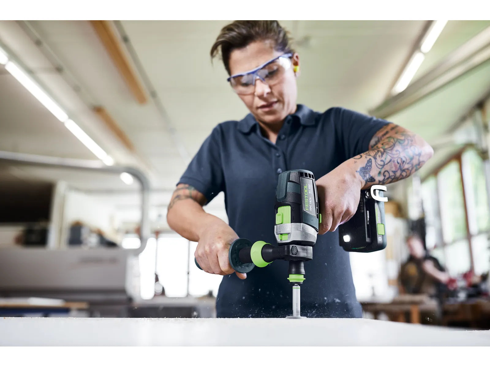 Festool TPC 18/4 - Perceuse à percussion sans fil QUADRIVE puissante et polyvalente - Image 3