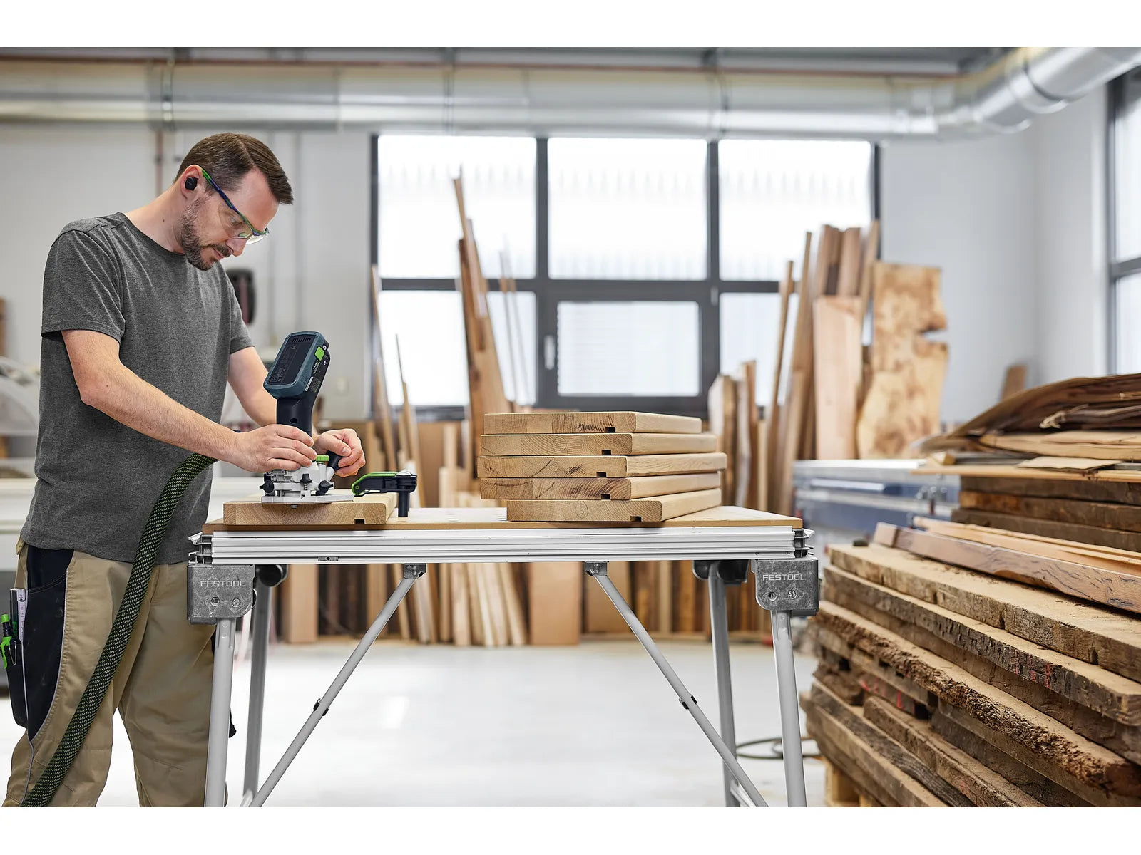 Festool MFKC 700 EB-Basic - Défonceuse d'arrête sans fil avec interface innovante - Image 6