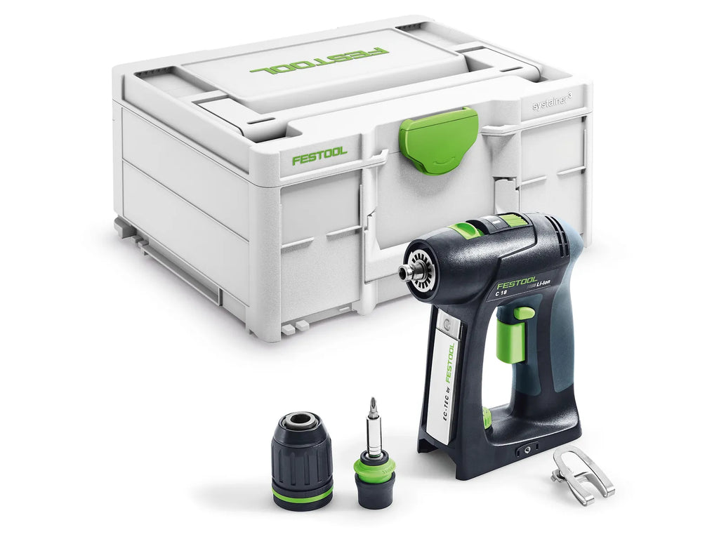 Perceuse sans fil Festool C 18, N° de modèle 576434, avec système de changement rapide CENTROTEC et moteur EC-TEC sans entretien - Image 2