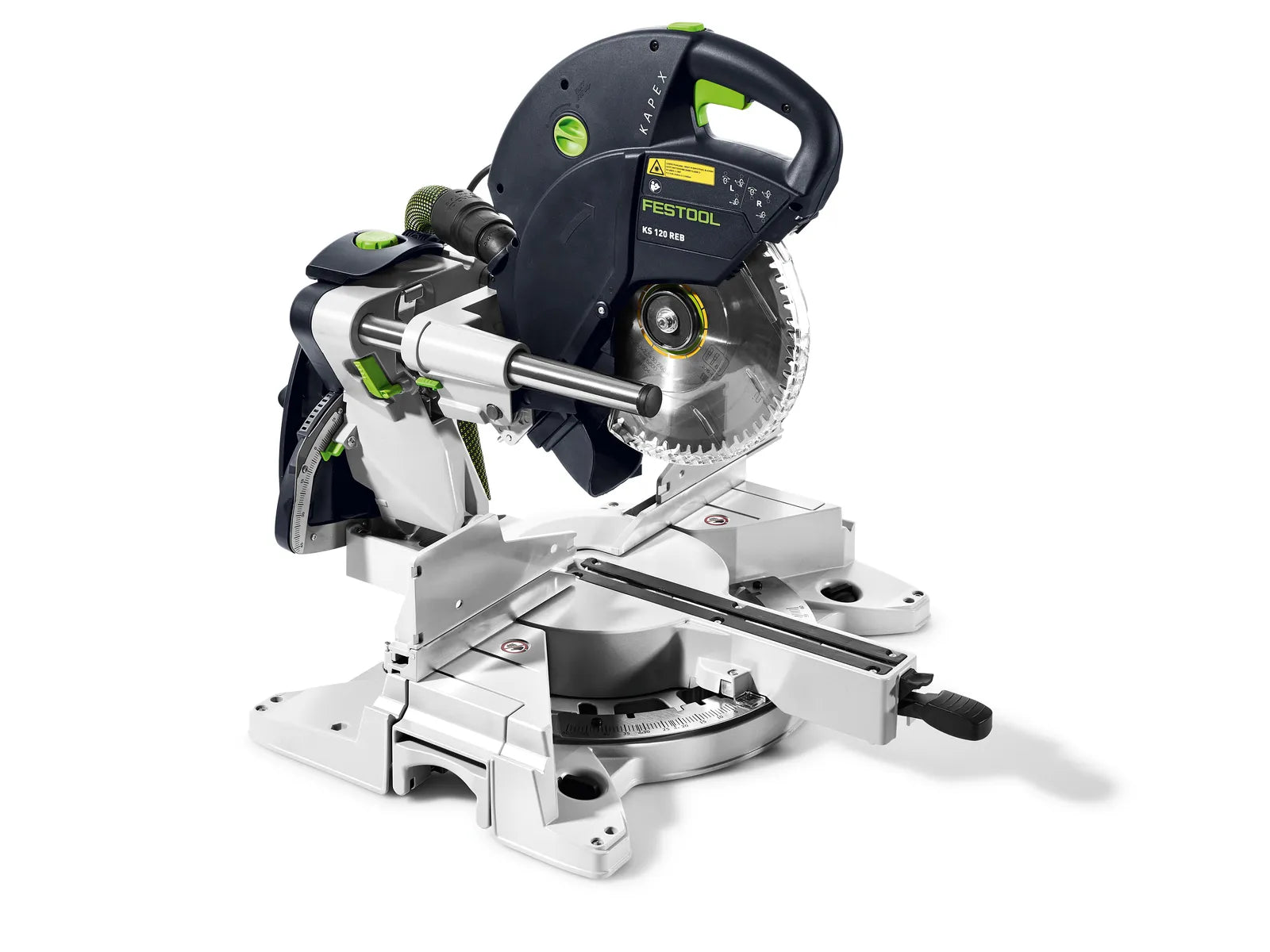 Scie à onglets radiale KAPEX KS 120 R 575302 de Festool avec guide à double colonne et laser à double ligne - Image 7