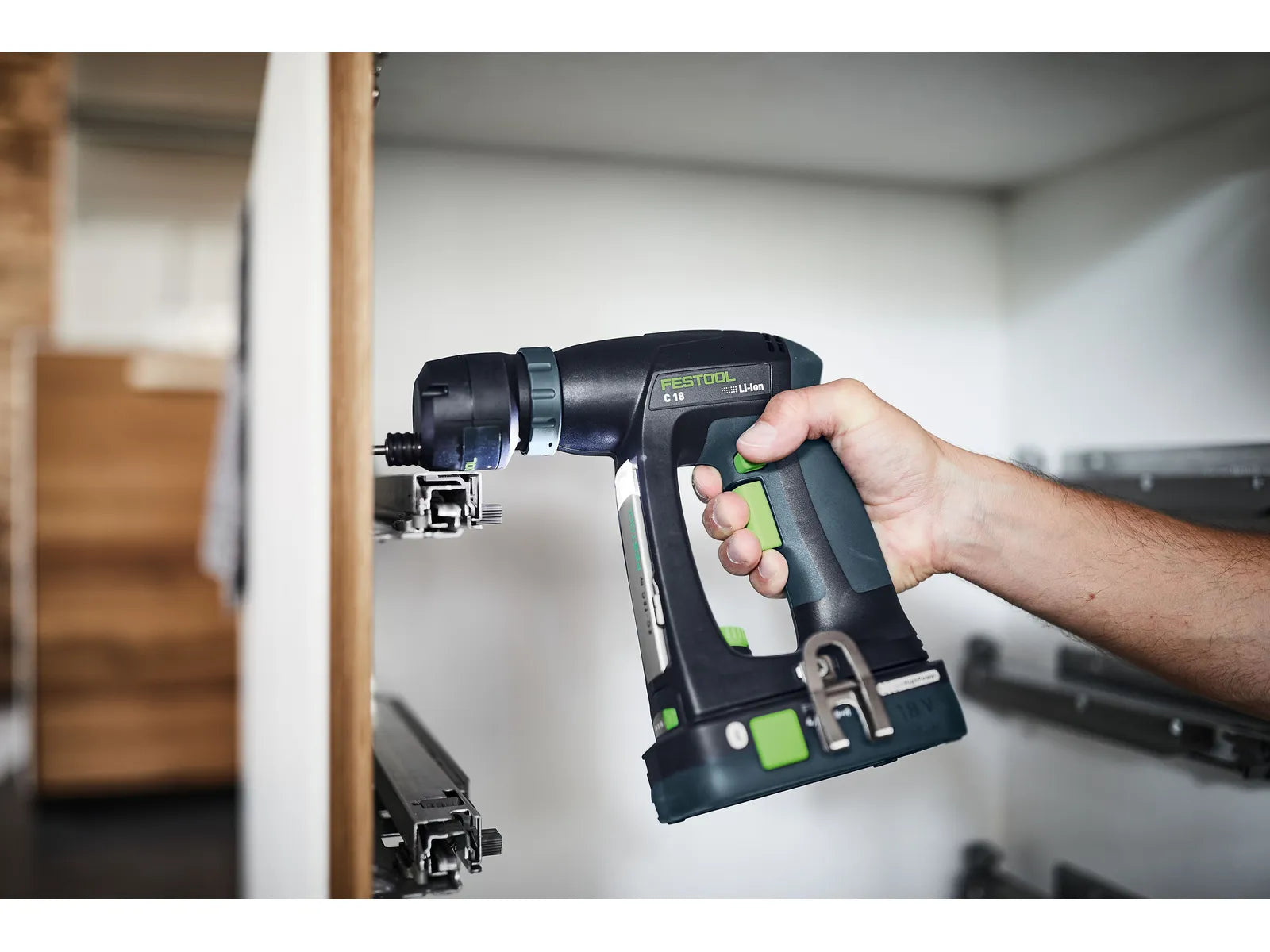 Perceuse sans fil Festool C 18, N° de modèle 576434, avec système de changement rapide CENTROTEC et moteur EC-TEC sans entretien - Image 8