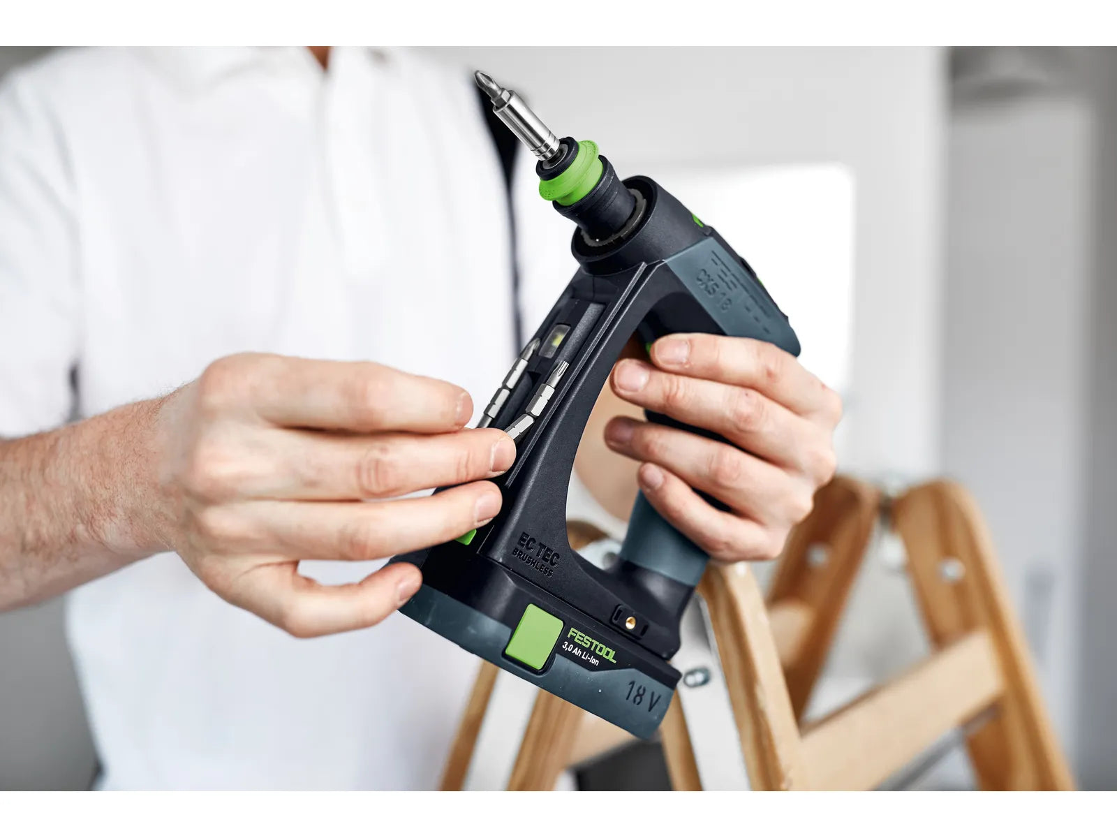 Perceuse-visseuse sans fil Festool CXS 18 - Compacte et puissante avec interface FastFix (Numéro de modèle : 576882) - Image 10