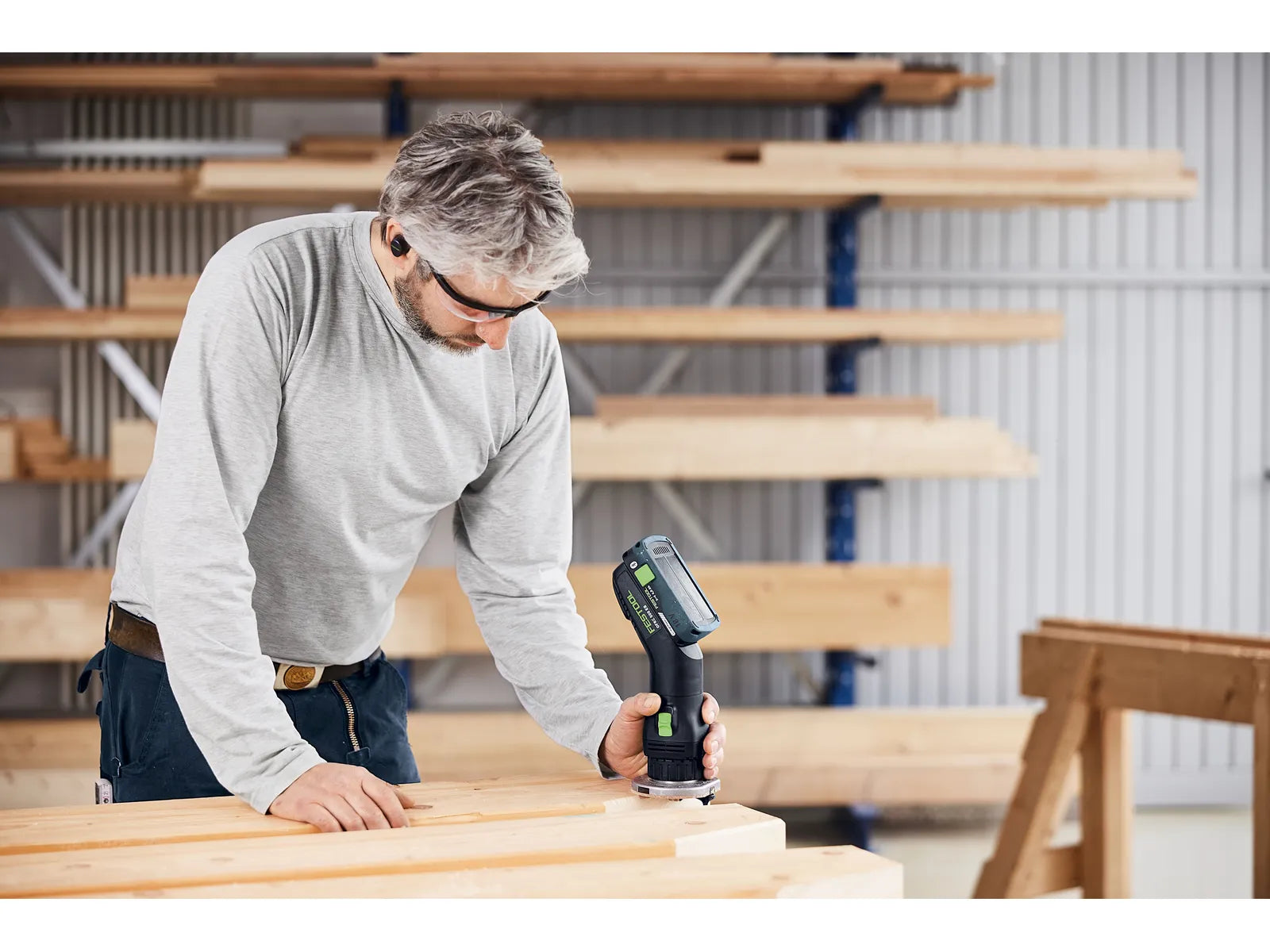 Festool OFKC 500 R3 EB-Basic - Routeur de Bordure Sans Fil avec Précision de Réglage de Profondeur - Image 2