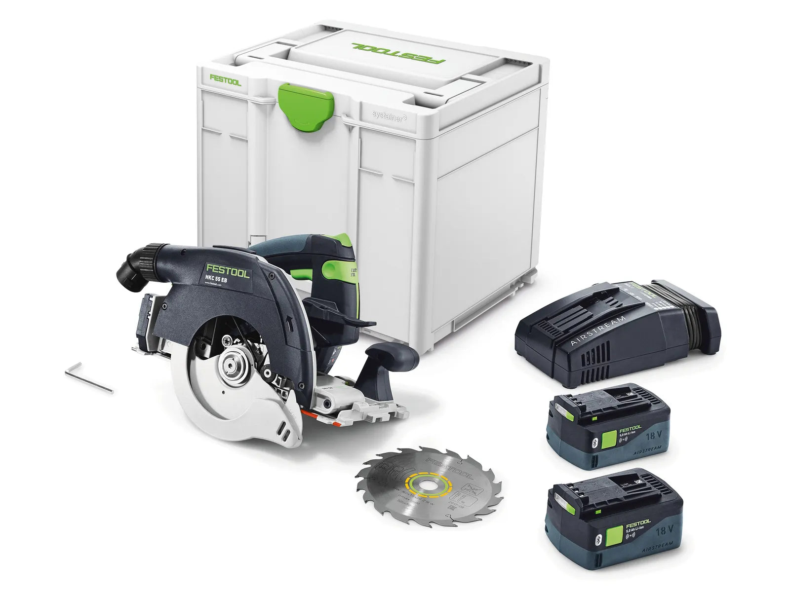 Scie Circulaire Sans Fil HKC 55 5,0 EBI-Plus-SCA Festool avec Technologie Bluetooth® et Chargeur Rapide SCA 16 - Image 7