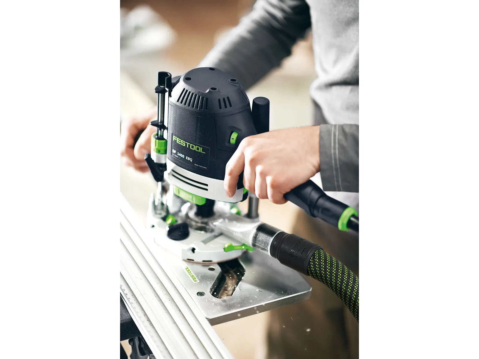 Festool OF 1400 - Défonceuse Multifonctionnelle Légère avec Réglage de Profondeur Précis - Modèle 576207 - Image 9