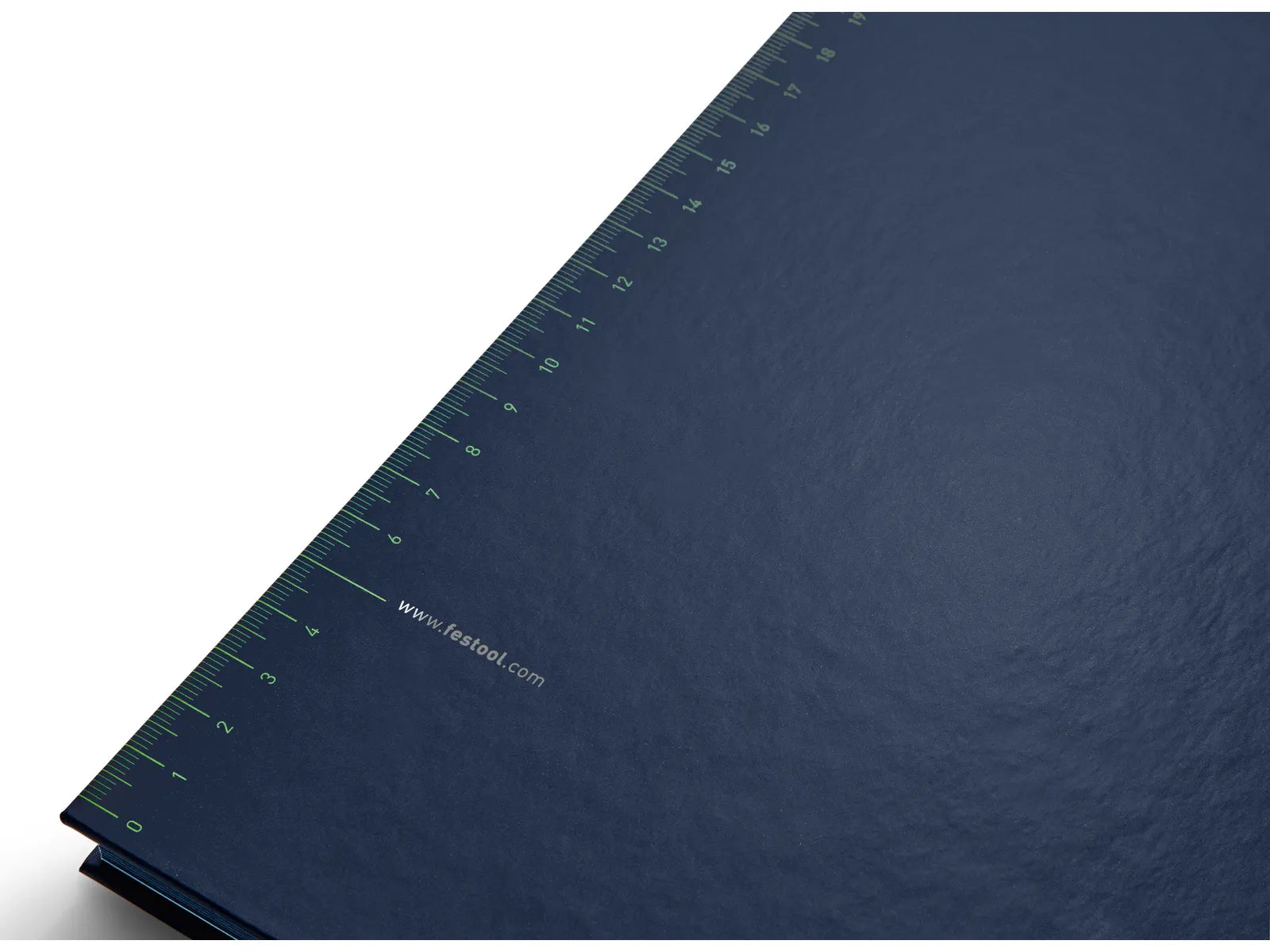 Carnet à Couverture Rigide NB-FT1 de Festool, 200 Pages, Format A4, Bleu Foncé/Vert, avec Signet - Image 2