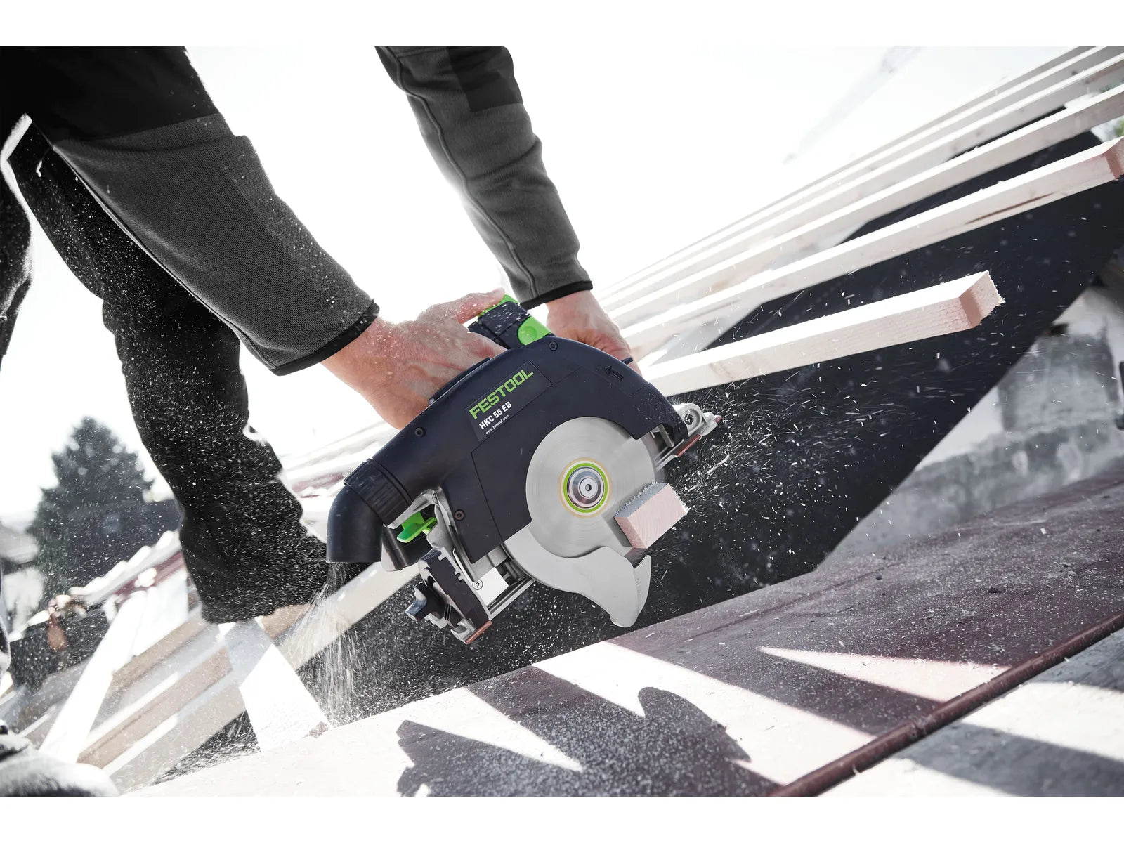 Scie Circulaire Sans Fil HKC 55 5,0 EBI-Plus-SCA Festool avec Technologie Bluetooth® et Chargeur Rapide SCA 16 - Image 10