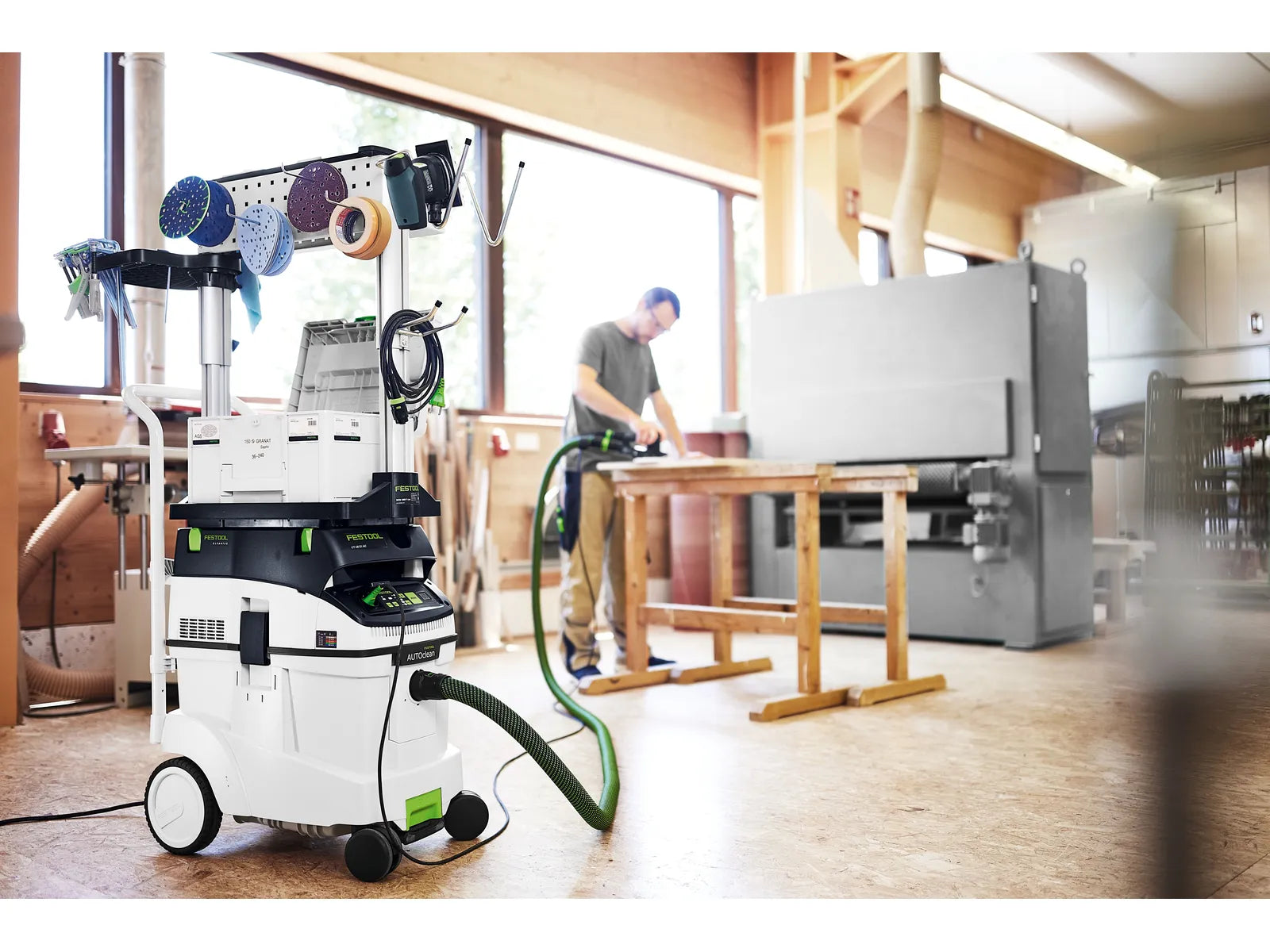 Extracteur de Poussière Mobile Festool CTM 48 EI AC avec Nettoyage Automatique du Filtre Principal - Image 6
