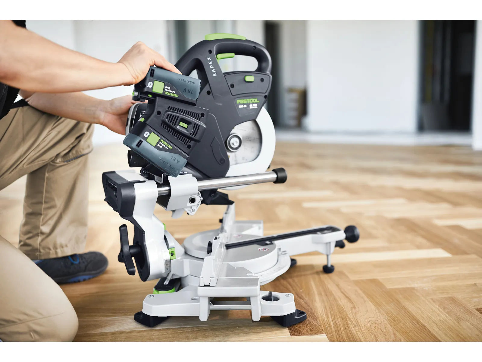 Scie à onglets radiale sans fil KAPEX KSC 60 Festool - Référence 577775 - Image 7