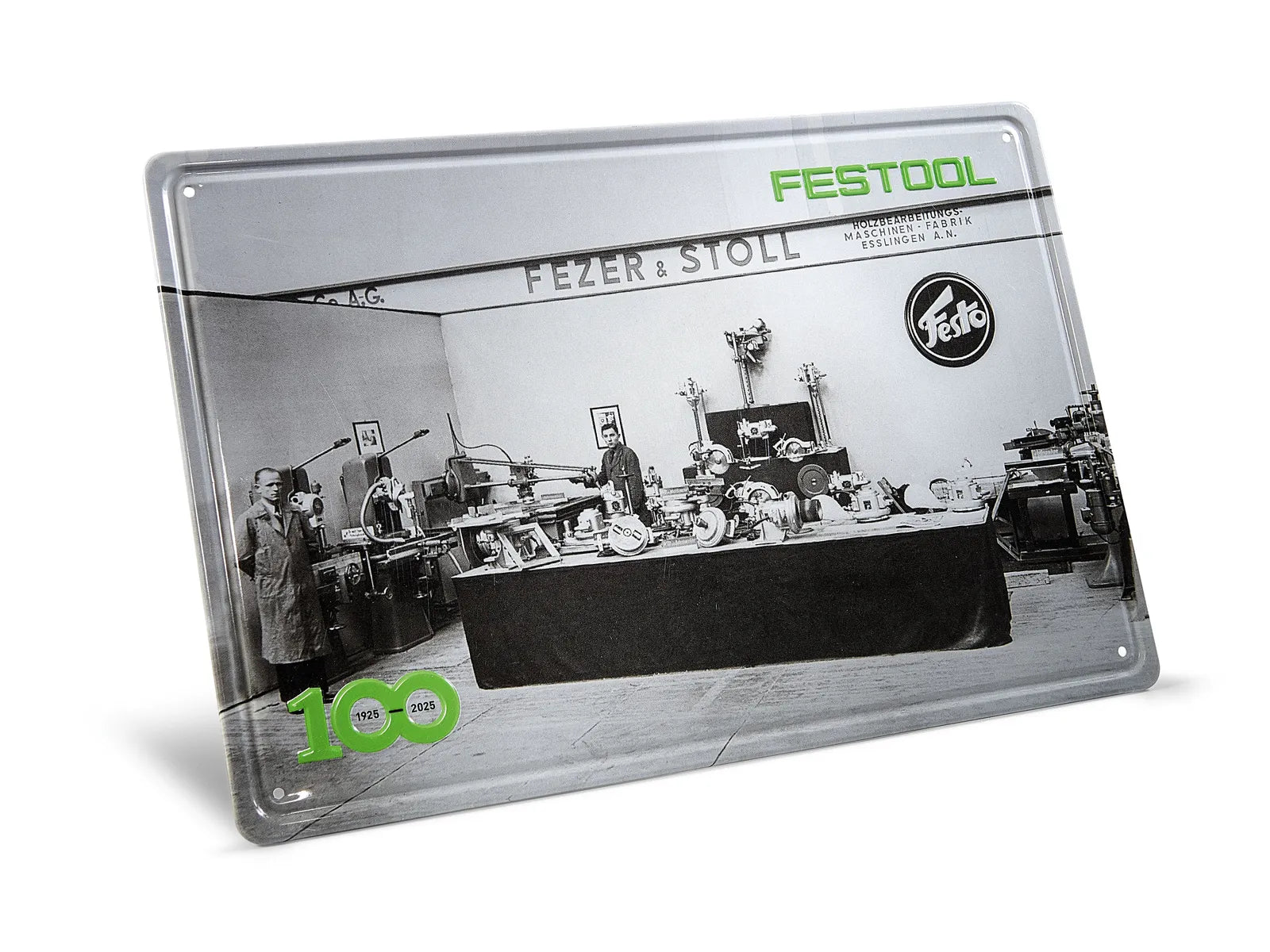 Plaque en Tôle Rétro pour Stand d'Exposition MES-FT2 100Y - Édition Limitée pour le 100ème Anniversaire - Image 1