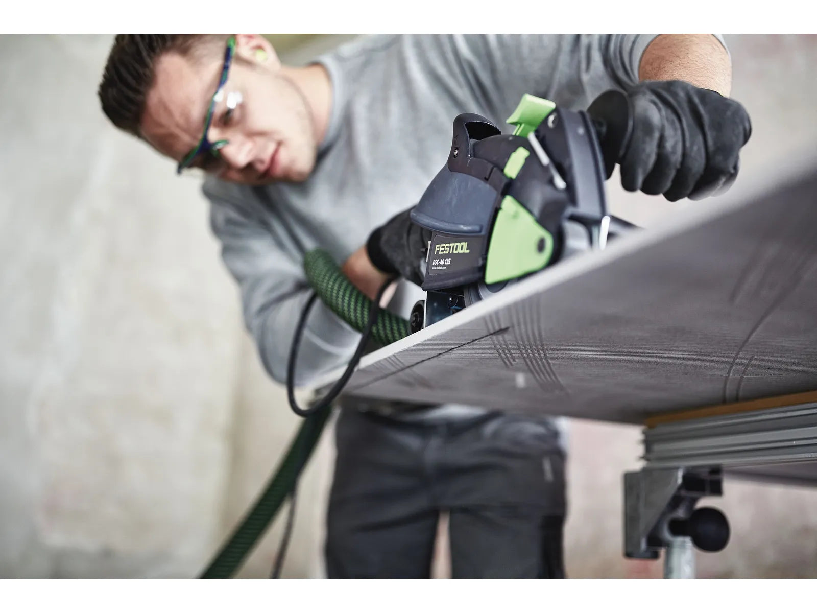 Système de Découpe Diamant Festool DSC-AG 125 - Protection Santé et Précision - Image 4